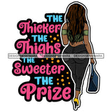 Sexy Voluminous Afro Woman Body Positivity Quote Long Straight Hairstyle Illustration SVG JPG PNG Vector Clipart Cricut Silhouette Cut Cutting