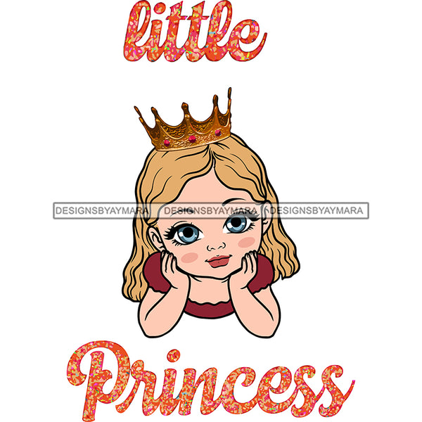 Adorable Baby Girl Little Princess Child Kids Children Infant Toddler Innocent Love Cute Childhood Happy Joy Smile SVG JPG PNG Vector Clipart Cricut Silhouette Cut Cutting