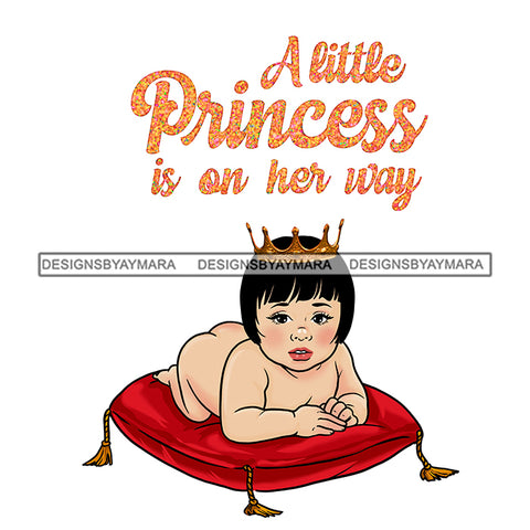 A Little Princess Baby Girl  JPG PNG  Clipart Cricut Silhouette Cut Cutting