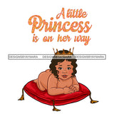 A Little Princess Baby Girl  JPG PNG  Clipart Cricut Silhouette Cut Cutting