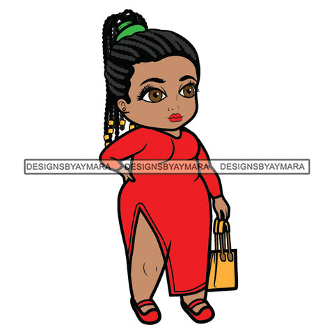 BBW Curvy Voluminous Afro Lili Thick Beautiful Woman Fashion Model Classy Glamour Swag SVG JPG PNG Vector Clipart Cricut Silhouette Cut Cutting