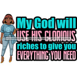 Afro Lola Boss Confident Classy Lady Life Quotes SVG Cutting Files For Silhouette Cricut and More