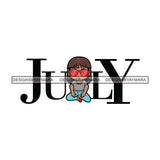 July Diva Month Year Birthday Queen Beautiful Woman Fashion Model Classy Glamour Swag SVG JPG PNG Vector Clipart Cricut Silhouette Cut Cutting