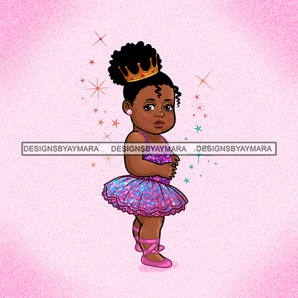 Baby Girl Princess In Purple Pink Ballet Outfit JPG PNG  Clipart Cricut Silhouette Cut Cutting