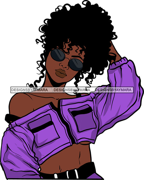 Afro Goddess Brow Goddess Melanin Popping SVG Cutting Files Silhouette Cricut and More!
