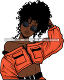 Afro Goddess Brow Goddess Melanin Popping SVG Cutting Files Silhouette Cricut and More!