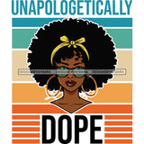 Unapologetically Dope Gold Loops SVG JPG PNG Vector Clipart Cricut Silhouette Cut Cutting