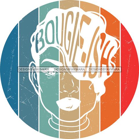 Bougie-ish SVG JPG PNG Vector Clipart Cricut Silhouette Cut Cutting