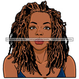 Woman Dreadlocks Locs Dreads Hairstyle Sisterlocks Melanin Nubian Black Girl Magic SVG JPG PNG Vector Clipart Cricut Silhouette Cut Cutting