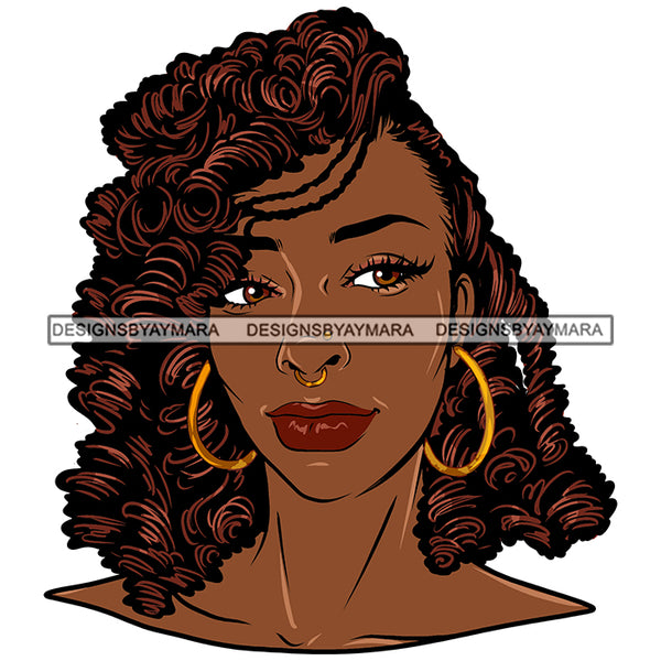 Sisterlocks Hairstyle Melanin Woman Dreads Locs Nubian Hairstyle Black Girl Magic SVG JPG PNG Vector Clipart Cricut Silhouette Cut Cutting