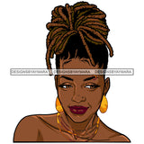 Woman Dreads Locs Locks Bun Sisterlocks Hairstyle Melanin Nubian Hairstyle Black Girl Magic SVG JPG PNG Vector Clipart Cricut Silhouette Cut Cutting