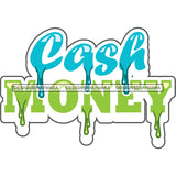 Cash Money Dripping Fonts SVG PNG JPG Cut Files For Silhouette Cricut and More!