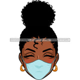 Black Woman Head In A Mask JPG  PNG Clipart Cricut Silhouette Cut Cutting