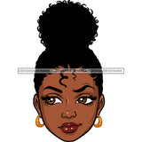 Black Woman Head Smirk   JPG  PNG Clipart Cricut Silhouette Cut Cutting