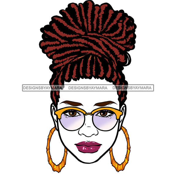 Beautiful Black Woman Sister Locs  JPG  PNG Clipart Cricut Silhouette Cut Cutting