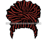 Sister Locs Locs Hair Hairstyle Only JPG  PNG Clipart Cricut Silhouette Cut Cutting