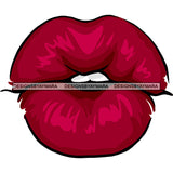 Squeezy Chicks Sexy Lips Mouth Tongue Erotic Red Lipstick Makeup Gloss Collagen Cosmetics Model Cosmetology Glamour SVG JPG PNG Vector Clipart Cricut Silhouette Cut Cutting
