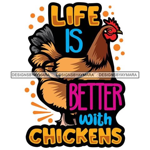 Farmer Life Quote Farm Animals Poultry Livestock Farmhouse Lifestyle Banner Logo SVG JPG PNG Vector Clipart Cricut Silhouette Cut Cutting
