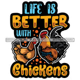 Farmers Life Quote Farm Animals Poultry Livestock Farmhouse Lifestyle Banner Logo SVG JPG PNG Vector Clipart Cricut Silhouette Cut Cutting