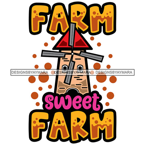 Farmer Fresh Farm Animals Beautiful Countryside Outdoor Lifestyle Banner Logo SVG JPG PNG Vector Clipart Cricut Silhouette Cut Cutting