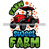 Farmer Fresh Farm Animals Tractor Machine Countryside Lifestyle Banner Logo SVG JPG PNG Vector Clipart Cricut Silhouette Cut Cutting
