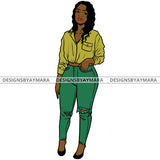 Afro Urban Fashionista Goddess Heels Attractive Black Woman Sexy Sunglasses Curly Long Hair Style  SVG Cutting Files For Silhouette Cricut