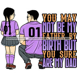 Happy Father's Day Quote Dad Daughter Happy Memories Together Sports Jersey SVG JPG PNG Vector Clipart Cricut Silhouette Cut Cutting