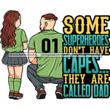 Happy Father's Day Quote Dad Daughter Having Fun Together Sports Jersey SVG JPG PNG Vector Clipart Cricut Silhouette Cut Cutting