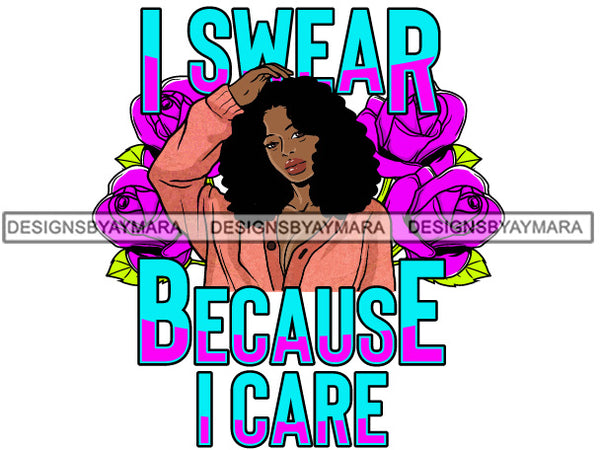 Afro Lola Queen Quotes Lovely Confident Puffy Afro Hairstyle Logo Banner B/W SVG JPG PNG Vector Clipart Cricut Silhouette Cut Cutting