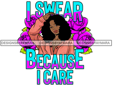 Afro Lola Queen Quotes Lovely Confident Puffy Afro Hairstyle Logo Banner B/W SVG JPG PNG Vector Clipart Cricut Silhouette Cut Cutting