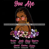 You Are Unique Forgiven Special Locs Sister Locs  SVG JPG PNG Vector Clipart Cricut Silhouette Cut Cutting1