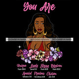 Black Queen Woman Religious Quotes Bible Verses Jesus Savior Logo Banner SVG JPG PNG Vector Clipart Cricut Silhouette Cut Cutting