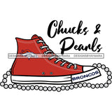 American Football Team Denver Chucks And Pearls Sports Touchdown Professional Uniform SVG PNG JPG Cutting Files For Silhouette Cricut and More!