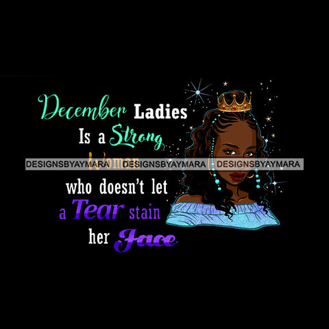 December Ladies Lady Afro Black Woman Crown   JPG PNG  Clipart Cricut Silhouette Cut Cutting
