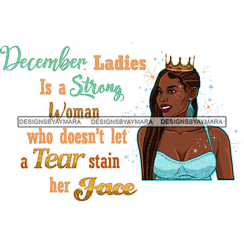 December Ladies Beautiful Long Locs Afro Black Queen Crowned In Blue Gown Long Hair  JPG PNG  Clipart Cricut Silhouette Cut Cutting