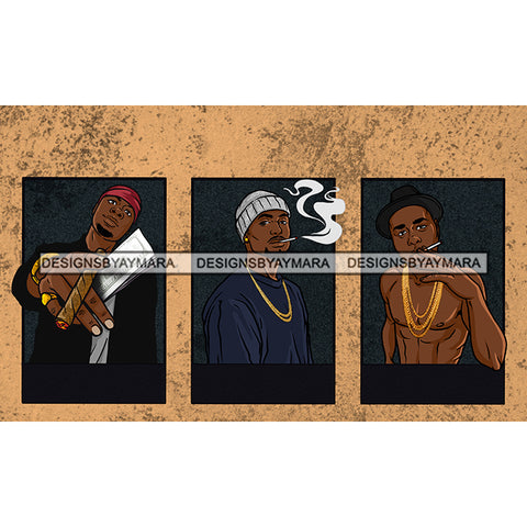 Wall Frame Street Boys Gansta Gangster Man Mafia Black Man Money Hustler Hustling JPG PNG Clipart Cricut Silhouette Cut Cutting