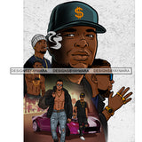 Street Boys Gansta Gangster Man Sport Luxury Car Hip Hop Cover Boss Mafia Ganga Black Man Money JPG PNG Clipart Cricut Silhouette Cut Cutting