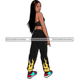Pretty Woman Summer Fashion Dope Outfits Boss Lady Glamour New Trending .SVG Cut Files