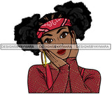 Afro Attractive Cute Lola Adorable Urban Hipster Girl Big Eyes Boss Lady Nubian Queen Melanin SVG Cutting Files For Silhouette Cricut and More
