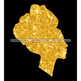 Gold Queen Silhouette SVG JPG PNG Vector Clipart Cricut Silhouette Cut