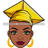 Afro Woman Graduate Wearing Cap Academic Achievement Diploma Graduation Bald Hairstyle SVG JPG PNG Cutting Files For Silhouette Cricut More