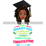 Afro Woman Graduate Wearing Cap Life Quotes Academic Achievement Diploma Graduation Dreadlocks Hairstyle SVG JPG PNG Cutting Files For Silhouette Cricut More