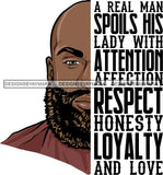 Bearded Handsome Man Life Quotes Half Face Quotes SVG Files For Cutting and More!