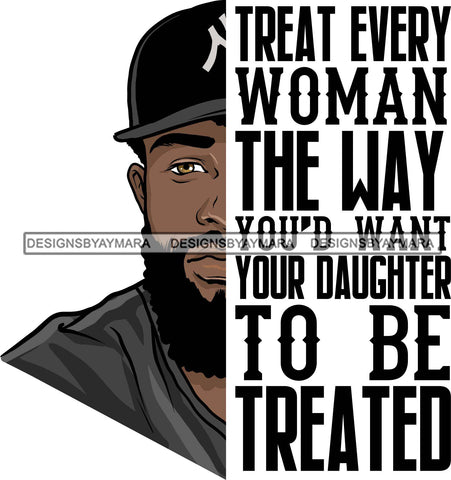Bearded Handsome Man Life Quotes Half Face Quotes SVG Files For Cutting and More!