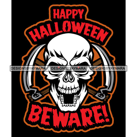 Halloween Trick Or Treat Scary Horror Holiday Spooky Mystery Creepy Graphics SVG Cutting Files For Silhouette Cricut and More