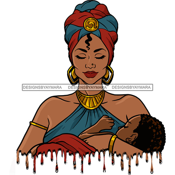 Dripping Black Mother And Child Mother And Son JPG PNG  Clipart Cricut Silhouette Cut Cutting