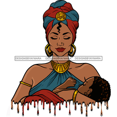 Dripping Black Mother And Child Mother And Son JPG PNG  Clipart Cricut Silhouette Cut Cutting