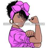 Woman Flexing Arms We can Do It Strong Independent Lady .SVG Cutting Files For Silhouette and Cricut and More!