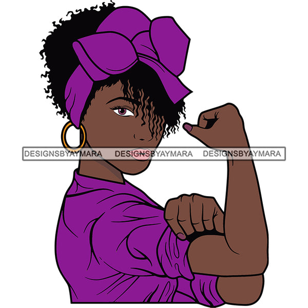 Woman Flexing Arms We can Do It Strong Independent Lady .SVG Cutting Files For Silhouette and Cricut and More!