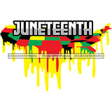 Juneteenth Black History Slavery June 19 Justice Freeish Since 1865 Freedom 1865 Emancipation Equality Independence Proclamation SVG JPG PNG Vector Cricut Silhouette Cutting
